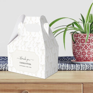 Ballotins Motif de la Bow blanche Aquarelle