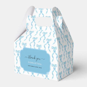 Ballotins Motif de la Bow Bleue Aquarelle