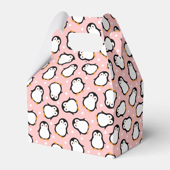 Ballotins Motif de manchot rose mignon (Verso)