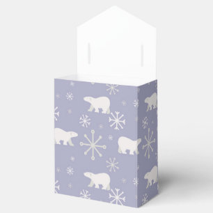 Ballotins Motif de Noël avec ours polaires et flocons de nei