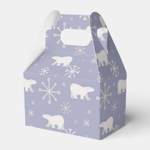 Ballotins Motif de Noël avec ours polaires et flocons de nei