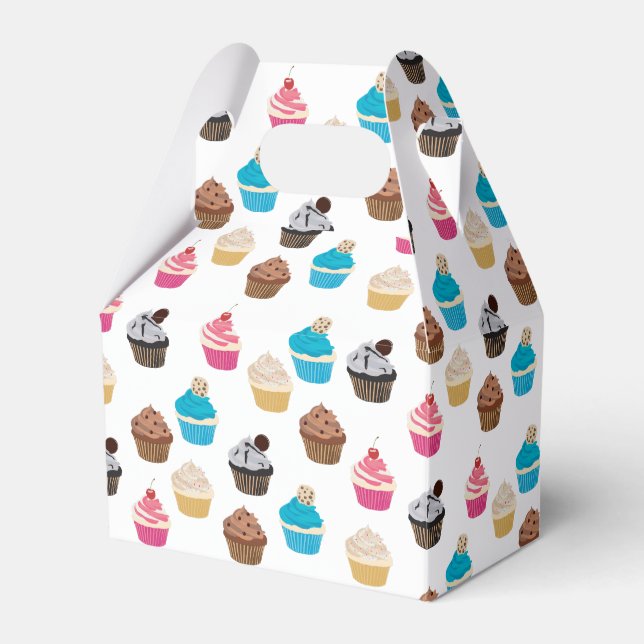 Ballotins Motif de petits gâteaux colorés (Verso)