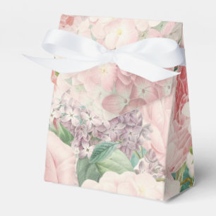 Ballotins Motif de printemps Rose Lilacs de peinture rétro