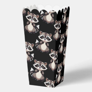 Ballotins Motif de Raton Laveur Noir Design