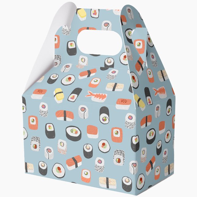 Ballotins Motif de rouleaux Sushi Nigiri Maki (Sushi pattern favor box)