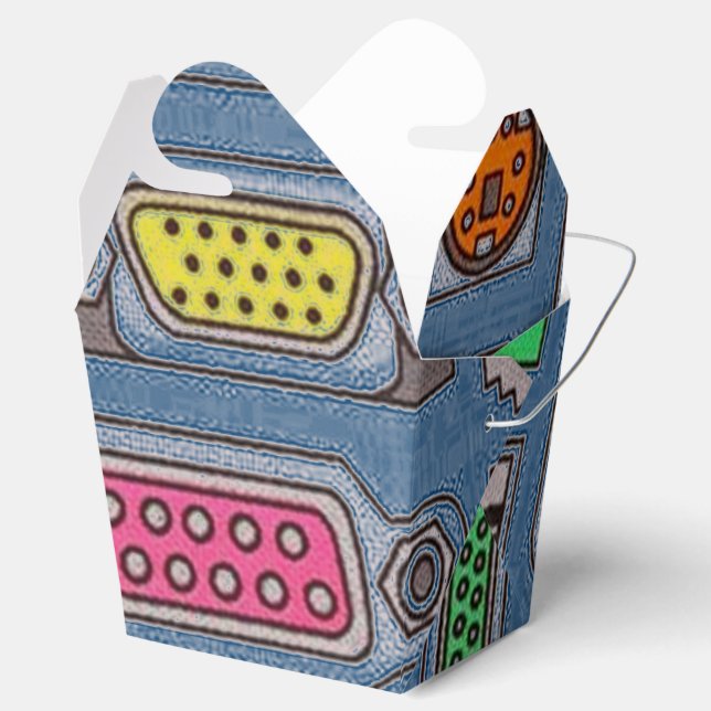 Ballotins Motif d'entrée de Geek d'ordinateur Sortir Balloti (Ouvert)