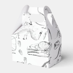 Ballotins Motif des os fossiles de dinosaures