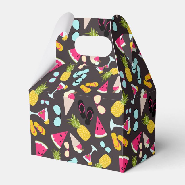 Ballotins Motif d'été tropical (Verso)