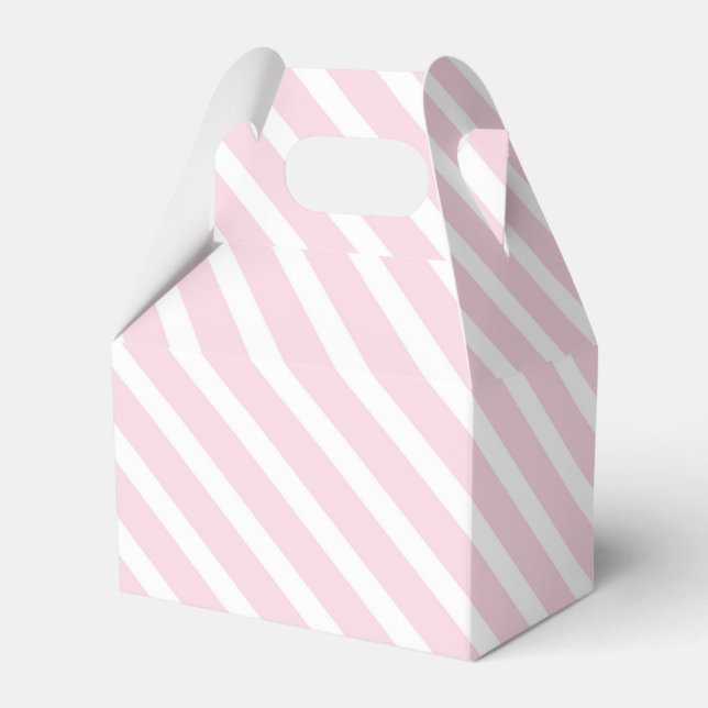 Ballotins Motif diagonal rose et blanc (Verso)
