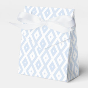 Ballotins Motif diamant bleu pâle et blanc