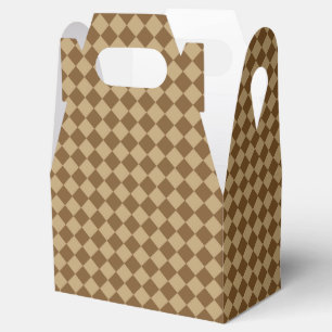 Ballotins Motif diamant combiné Brown par STaylor