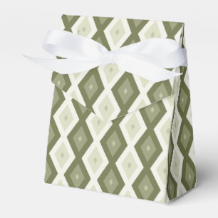 Ballotins Motif diamant vert olive
