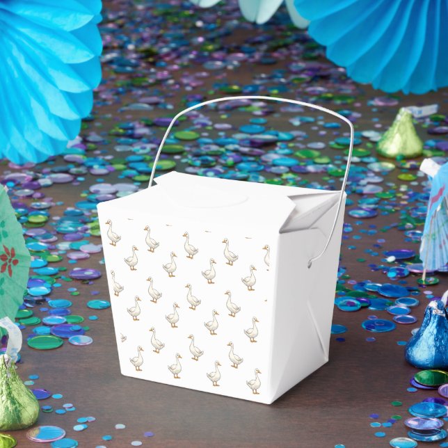 Ballotins Motif d'oie blanche mignonne (Fête)