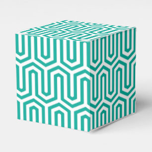 Ballotins Motif égyptien Déco - turquoise et blanc