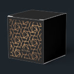 Ballotins Motif élégant noir et or<br><div class="desc">Motif élégant noir et or</div>
