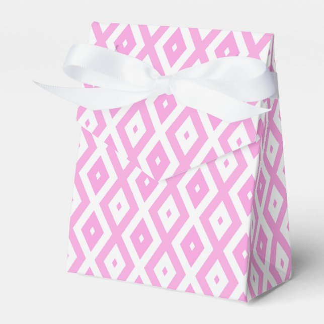 Ballotins Motif en diamant rose et blanc (Verso)