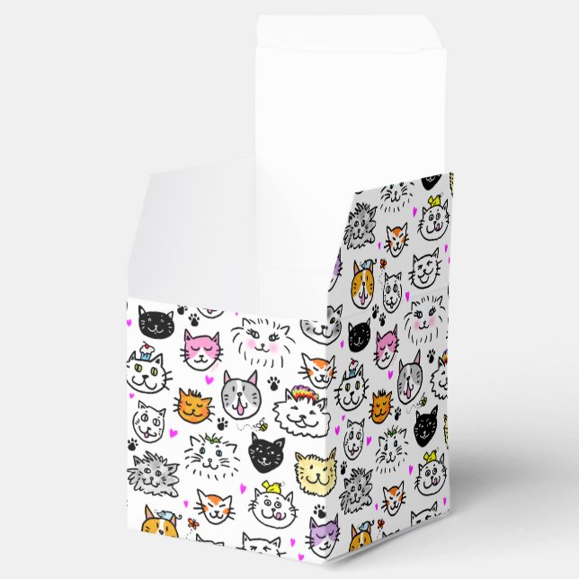 Ballotins Motif face chats Whimsical (Ouvert)