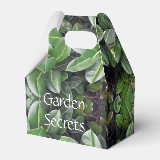 Ballotins Motif feuille de caoutchouc (Verso)