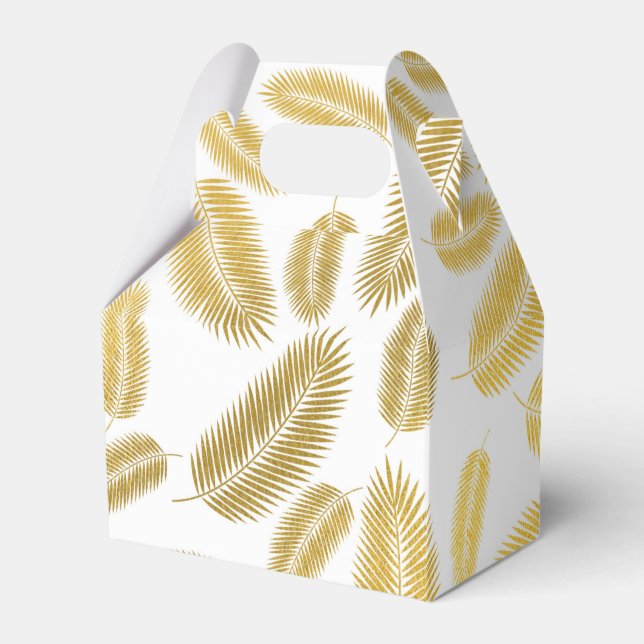Ballotins Motif Feuille Faux Gold Palm (Verso)