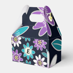 Ballotins Motif floral à motif de fleur de la passion avec m