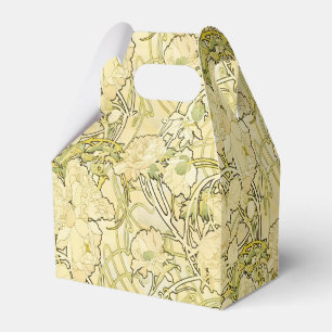Ballotins Motif floral Art nouveau de pivoines d'Alphonse Mu
