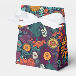 Ballotins Motif floral, Bouquet de fleurs colorées