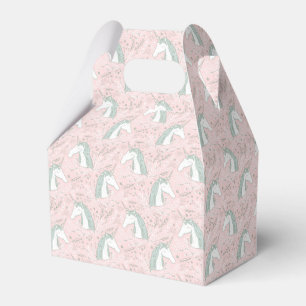 Ballotins Motif floral doux de licorne