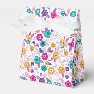Ballotins Motif floral multicolore élégant et fantaisiste