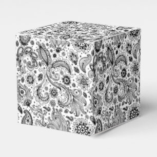 Ballotins Motif floral paisley de style boho batik