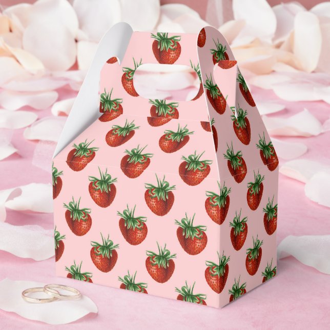 Ballotins Motif Fraise (Mariage)