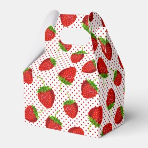 Ballotins Motif Fraise Rouge Mûre et Points
