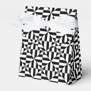 Ballotins Motif géométrique noir et blanc