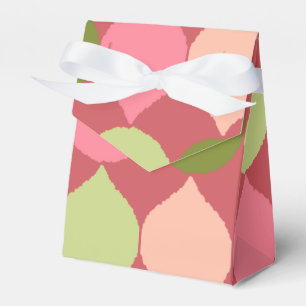 Ballotins Motif géométrique vert rose de cercles de larme