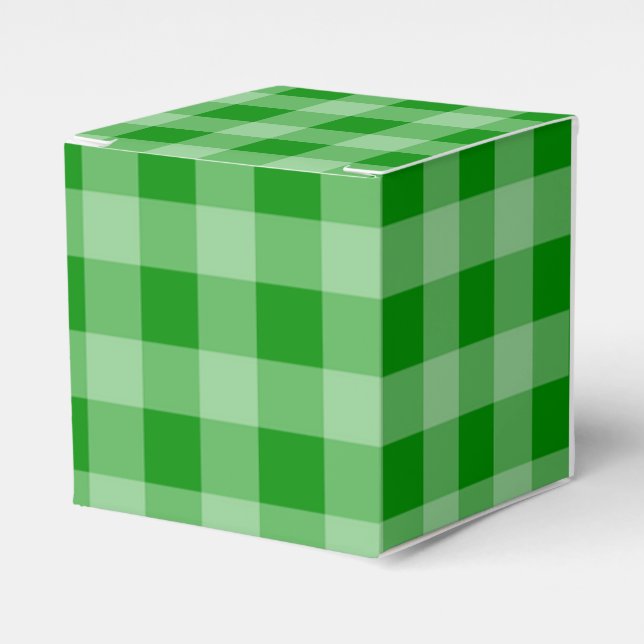 Ballotins Motif Gingham Vert (Verso)