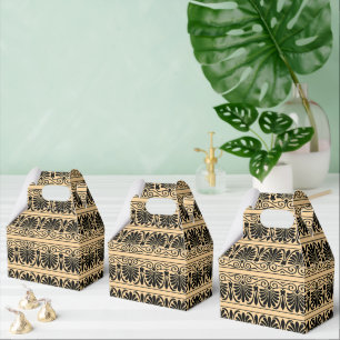 Ballotins Motif grec méditerranéen arabe Brown