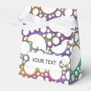 Ballotins Motif - grille colorée de points + votre texte et