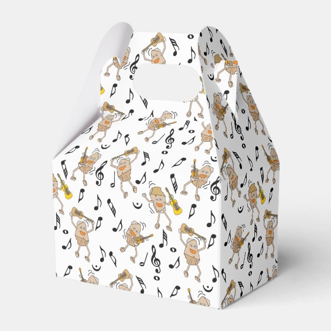 Ballotins Motif Guitare Music Notes (Verso)