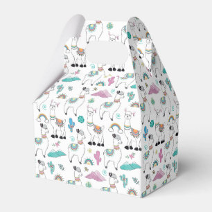 Ballotins Motif Llama Carton mignon