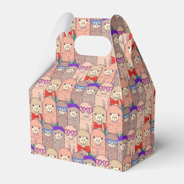 Ballotins Motif llama tendance habillée (Verso)