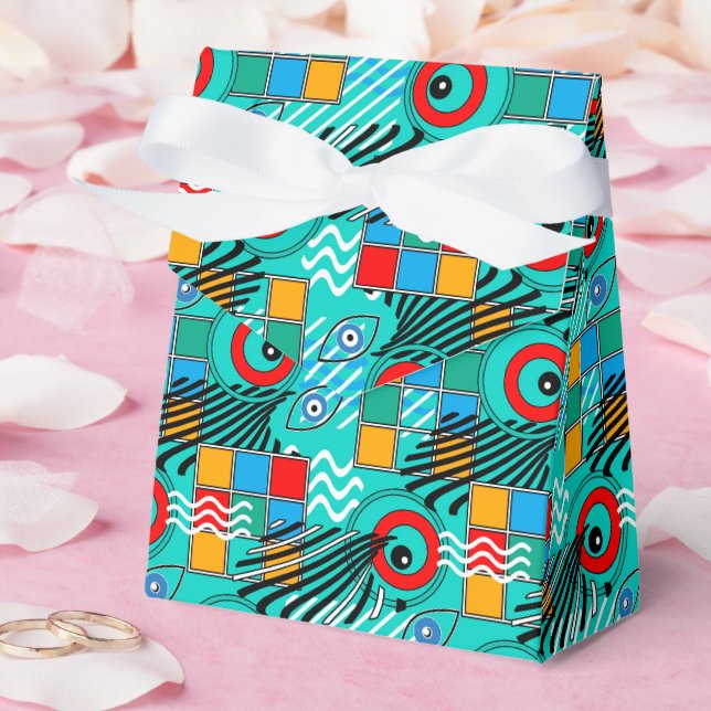 Ballotins Motif multicolore créatif abstrait moderne (Mariage)
