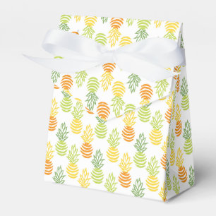 Ballotins Motif multicolore de fruits ananas colorés d'été