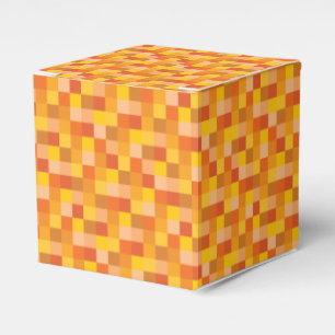 Ballotins Motif orange de pixels