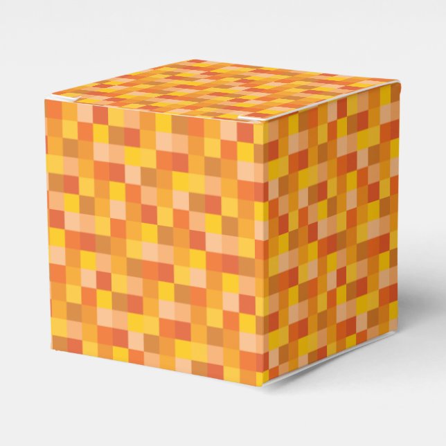 Ballotins Motif Pixels orange (Verso)