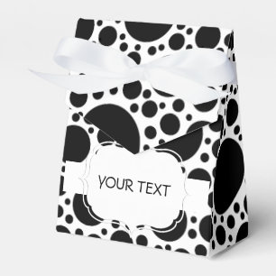 Ballotins Motif - points noirs + votre couleur et texte