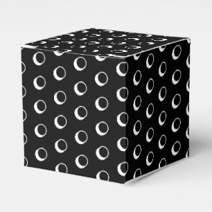 Ballotins Motif pois moderne noir et blanc