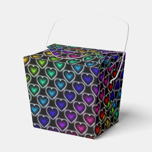 Ballotins Motif Rainbow Hearts Sortir Ballotin (Verso)