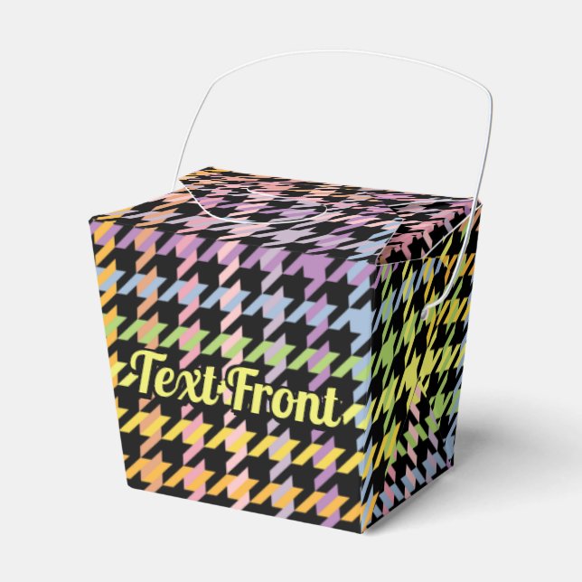 Ballotins Motif Rainbow Houndstooth (Verso)