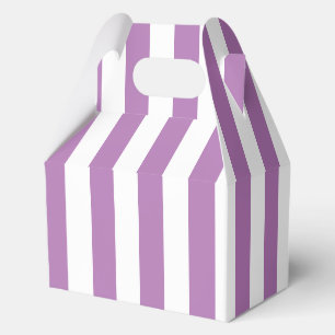 Ballotins Motif rayé élégant lila blanc violet clair