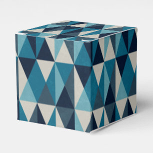 Ballotins Motif Rhombic bleu blanc noir