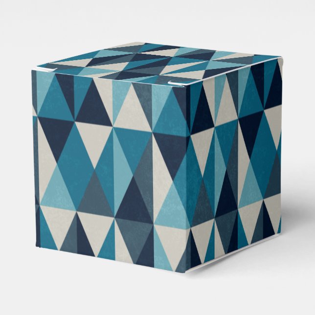 Ballotins Motif Rhombic bleu blanc noir (Verso)